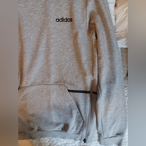 Adidas Crewneck Side Zip Sweatshirt Size Small - Picture 3 of 7